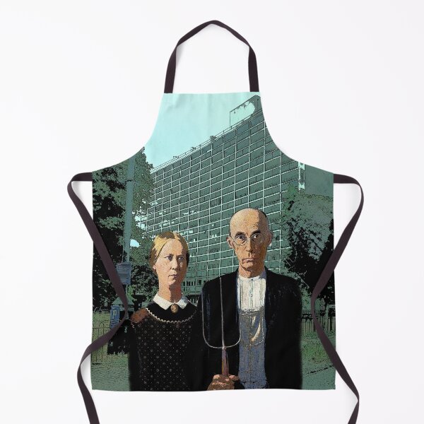 Artikelvorschau, Brixton Grant Woods berühmter Gemälde-Remix „American Gothic“ (1930). entworfen und verkauft von WeGotThat.