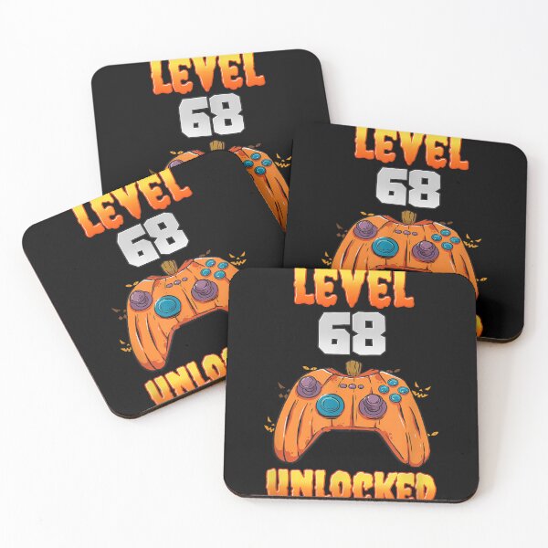 Item preview, 68 Year Old 68th Birthday Level 68 Unlocked Video Gamer  designed and sold by andrewbashfordb.