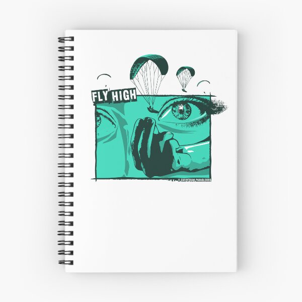 Item preview, Fly High Paragliding Turquoise designed and sold by akluensner.