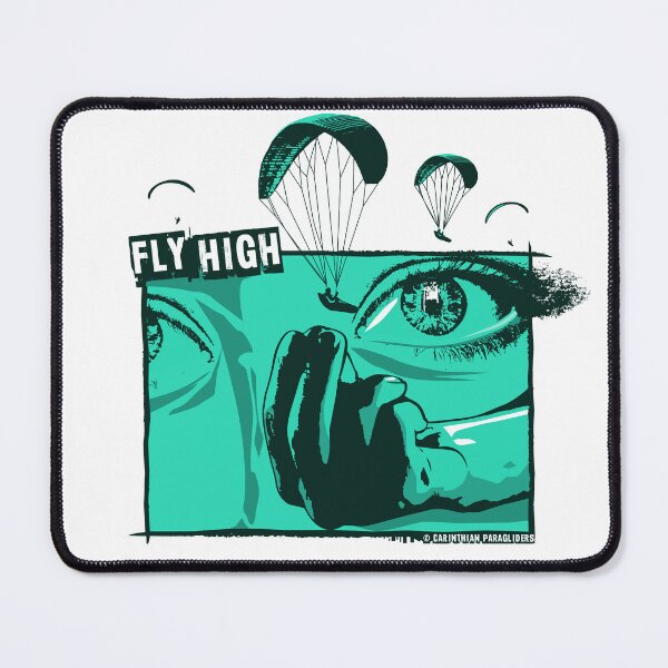 Item preview, Fly High Paragliding Turquoise designed and sold by akluensner.
