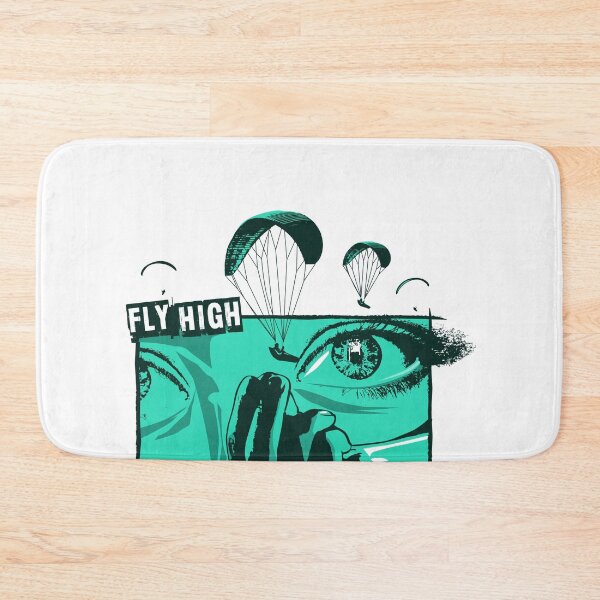 Item preview, Fly High Paragliding Turquoise designed and sold by akluensner.