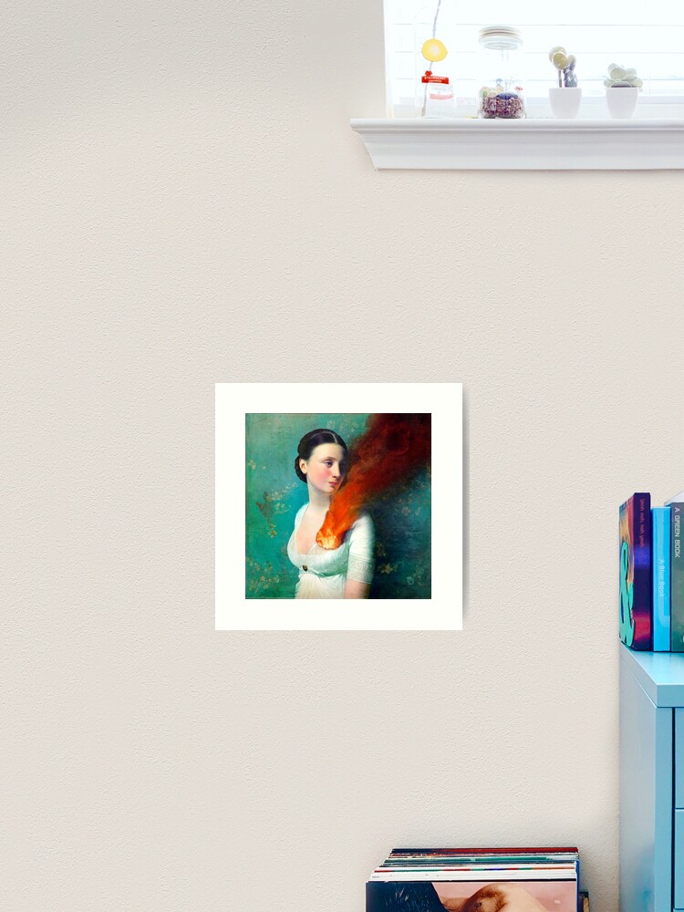 Thumbnail 1 of 3, Art Print, Portrait of a heart designed and sold by ChristianSchloe.