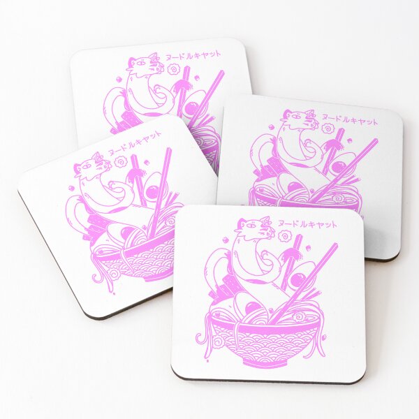 Item preview, Pink Ramen Cat designed and sold by chow-chow.