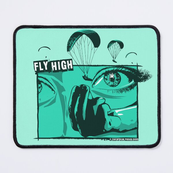 Item preview, Fly High Paragliding Turquoise designed and sold by akluensner.