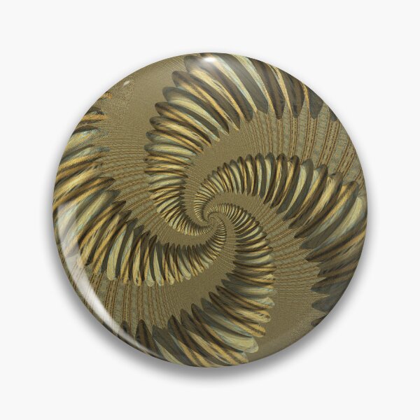 Item preview, contemporary style gold brown and beige creative spiral design designed and sold by mister-john.