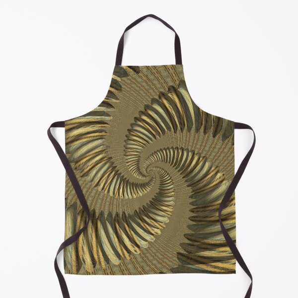 Item preview, contemporary style gold brown and beige creative spiral design designed and sold by mister-john.