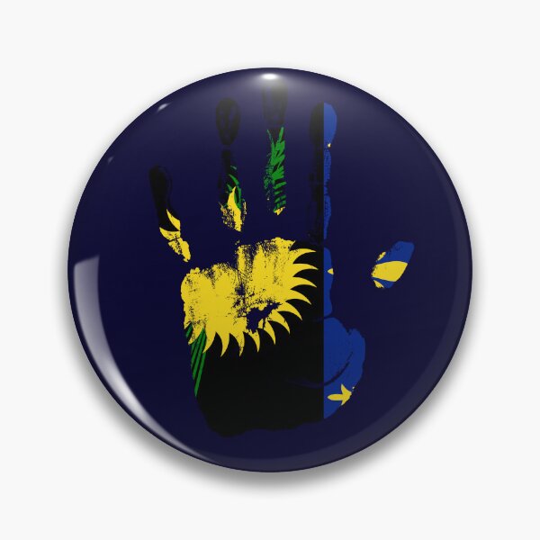 Item preview, Hand Guadeloupe Flag Palm designed and sold by rafaeltto.