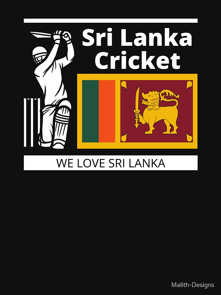 "Sri Lanka cricket" Tshirt for Sale by MalithDesigns Redbubble