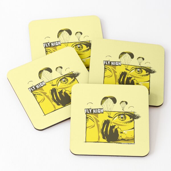 Item preview, Fly high paragliding paragliding yellow designed and sold by akluensner.