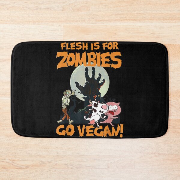 Item preview, Flesh Is For Zombies Go Vegan Halloween  designed and sold by andrewbashfordb.