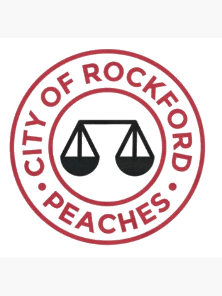 Classic A League Of Their Own Team Logo City Of Rockford Illinois Peaches  2022 New Art-Bstudent483 by Larson Chung