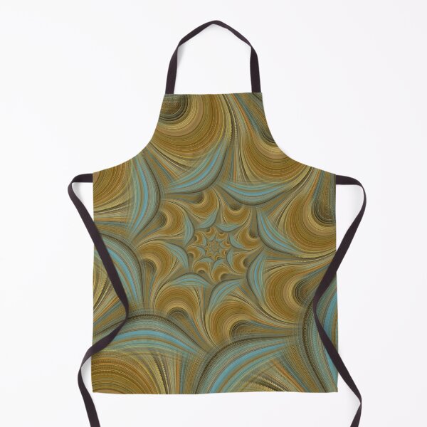 Item preview, unique style gold brown and beige creative spiral design designed and sold by mister-john.