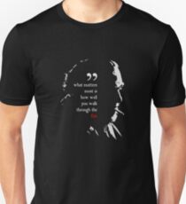 Charles Bukowski Walk Through The Fire Quote Unisex T-Shirt