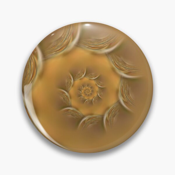 Item preview, bright stylish gold brown and beige creative spiral design designed and sold by mister-john.