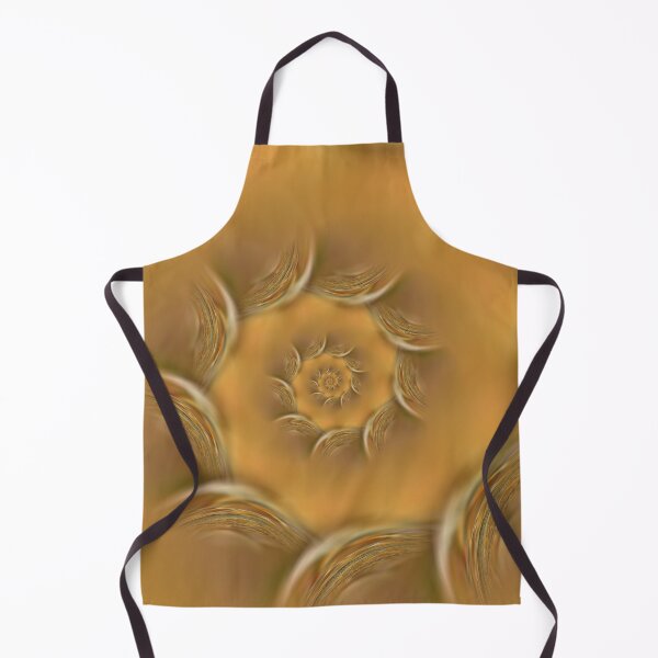 Item preview, bright stylish gold brown and beige creative spiral design designed and sold by mister-john.