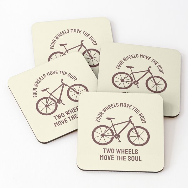 Item preview, Four Wheels Move The Body Two Wheels Move The Soul designed and sold by Froyd Wess.