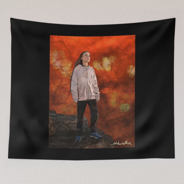 Aperçu de l'œuvre Cadeaux d'amant Greta Thunberg Retro Vintage créée et vendue par DasandLieu.