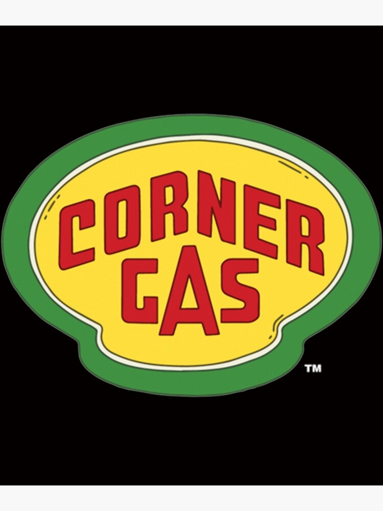 Póster «Logotipo de Corner Gas Texto en blanco Essential Essential» de