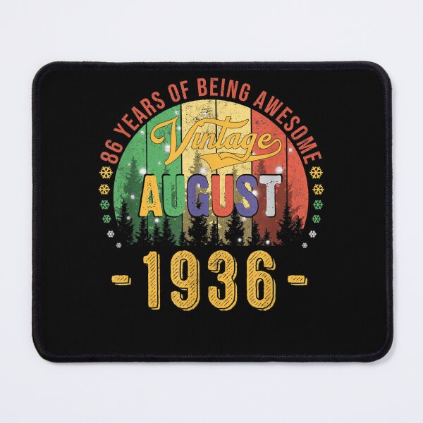 Item preview, Vintage August 1936 86 Year Old 86th Birthday Awesome Gifts  designed and sold by sarahbennetth.
