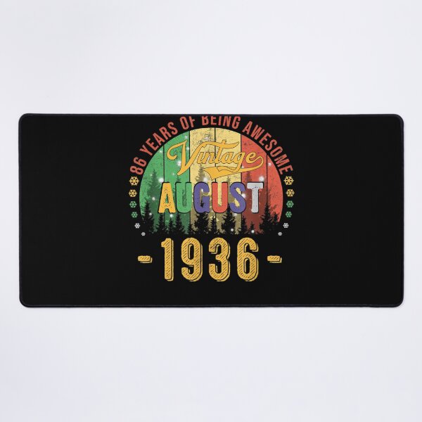 Item preview, Vintage August 1936 86 Year Old 86th Birthday Awesome Gifts designed and sold by sarahbennetth.