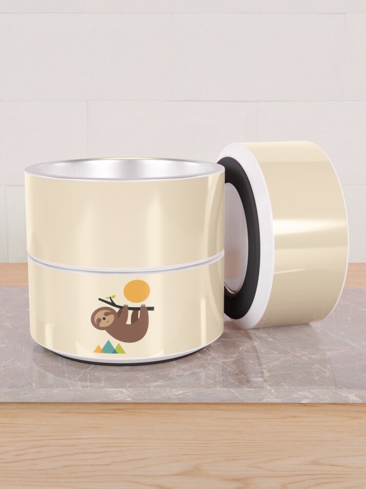 Alternate view of Keep Calm And Live Slow Pet Bowl