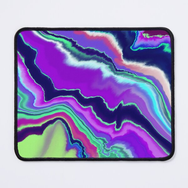 Item preview, Marble Rainbow Glow Neon Electro Disco Hippie Abstract Retro Fluorescent designed and sold by ArticLotusShop.