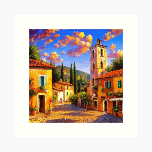 Villages of Tuscany | Art Print