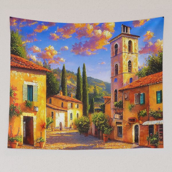 Item preview, Villages of Tuscany designed and sold by AM FineArtPrints.