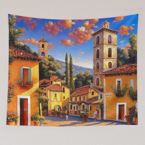 Item preview, Villages of Tuscany designed and sold by AM FineArtPrints.