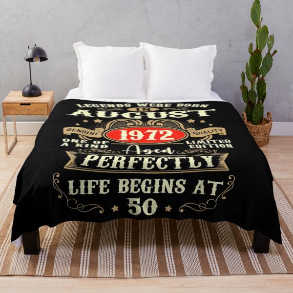 Item preview, 50th Birthday Gift 50 Years Old Legends Born In August 1972 designed and sold by andrewbashfordb.