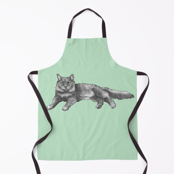 Item preview, Nebelung Cat | Long Haired Russian Blue designed and sold by shirinsart.