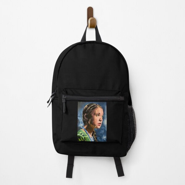 Aperçu de l'œuvre Cadeau porte-bonheur Greta Thunberg Cadeaux pour Halloween créée et vendue par DasandLieu.