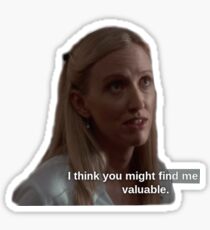 Donna Moss valuable sticker Sticker