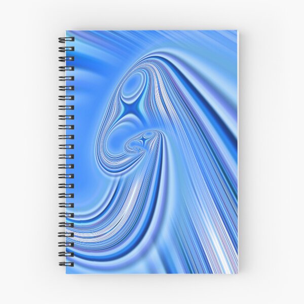 Item preview, contemporary style as a vivid light and royal blue creative spiral design designed and sold by mister-john.