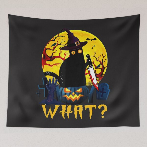 Item preview, Scary Halloween Costume Black Cat Fun What Murderous Cat  designed and sold by peggsjoroga.