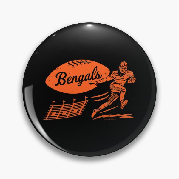 Item preview, Vintage Football Cincinnati Bengals (Orange Bengals Wordmark) Essential T-Shirt designed and sold by rosaliarlwsa.