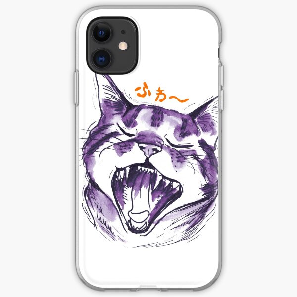 Yawn Cat iPhone Soft Case