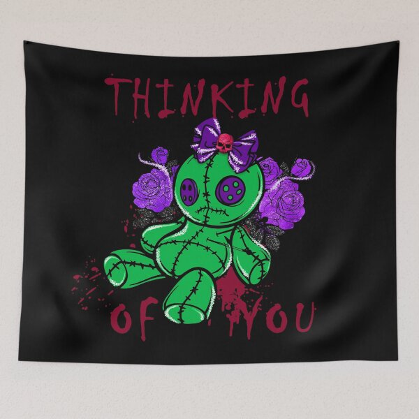 Item preview, Thinking Of You Voodoo Doll designed and sold by FreakamaGeek.