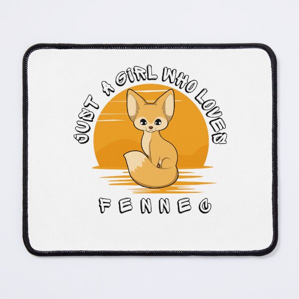 Item preview, Just A Girl Who Loves Fennec Cute Fennec Fox behind the sunrise designed and sold by Magic Touch ⭐⭐⭐⭐⭐.
