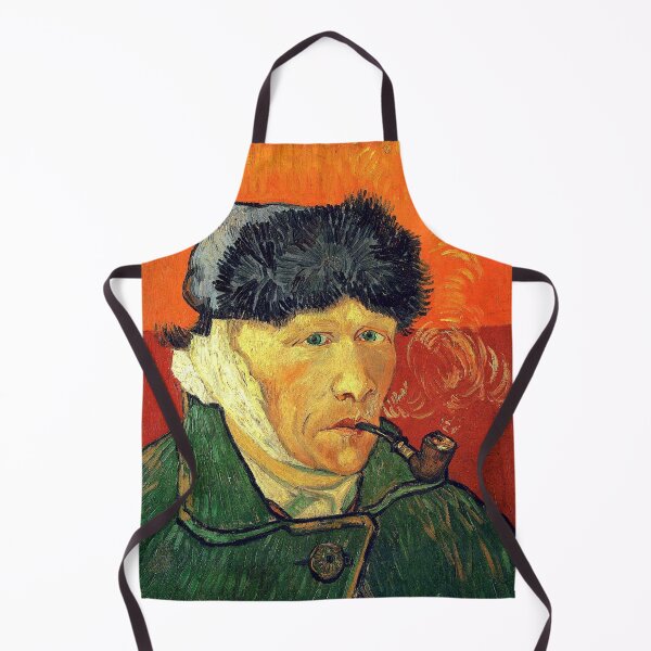 Item preview, Self Portrait with Bandaged Ear and Pipe - Vincent van Gogh designed and sold by SimpleJoyStyle.