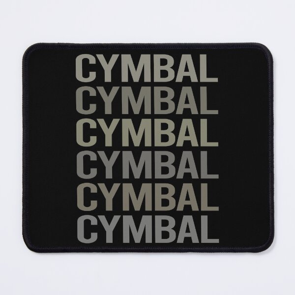 Item preview, Gray Text Art Cymbals Cymbal designed and sold by StoreCalamity.