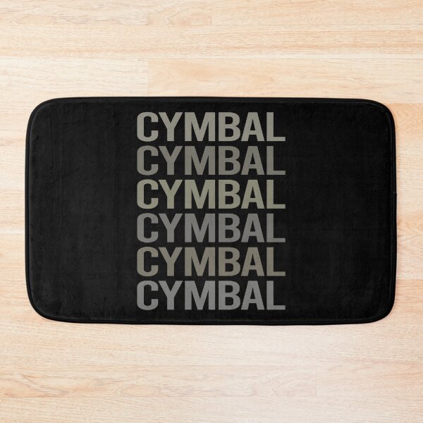 Item preview, Gray Text Art Cymbals Cymbal designed and sold by StoreCalamity.