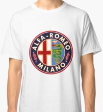 Antique Alfa-Romeo Classic Car Sign Classic T-Shirt
