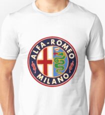 Antique Alfa-Romeo Classic Car Sign Unisex T-Shirt