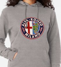 Antique Alfa-Romeo Classic Car Sign Lightweight Hoodie