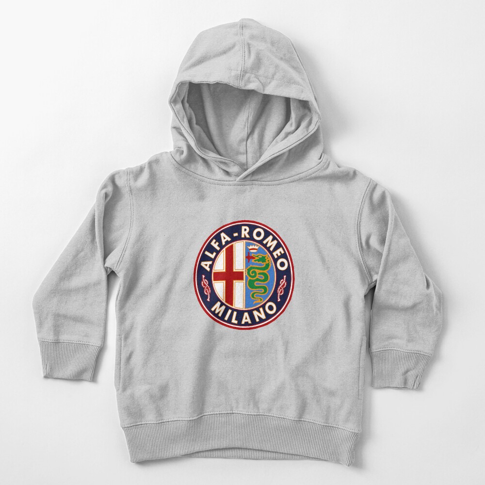 Antique Alfa-Romeo Classic Car Sign Toddler Pullover Hoodie
