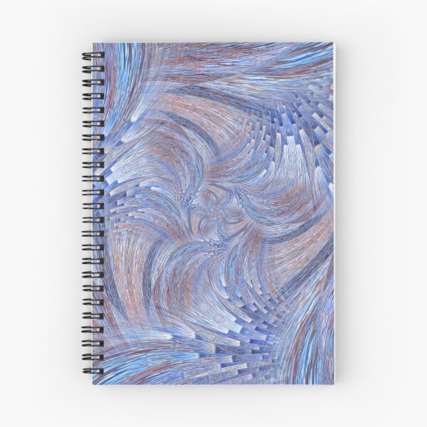 Item preview, creative spiral design on shades of blue and orange designed and sold by mister-john.