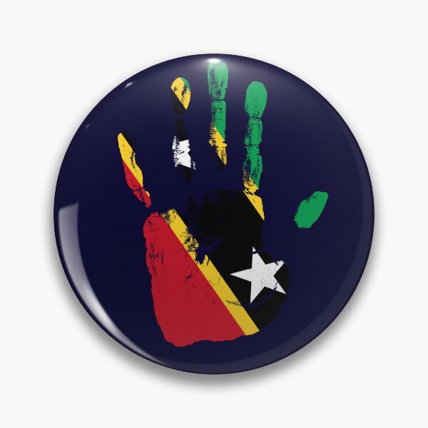 Item preview, Hand Saint Kitts _ Nevis Flag Palm designed and sold by rafaeltto.