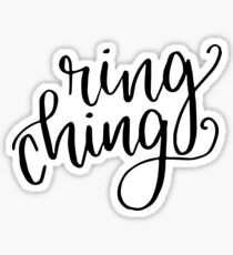 Ring Ching Sticker