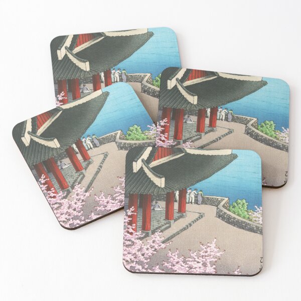 Item preview, Spring at Botandai Tower by Kawase Hasui designed and sold by Takeda-art.